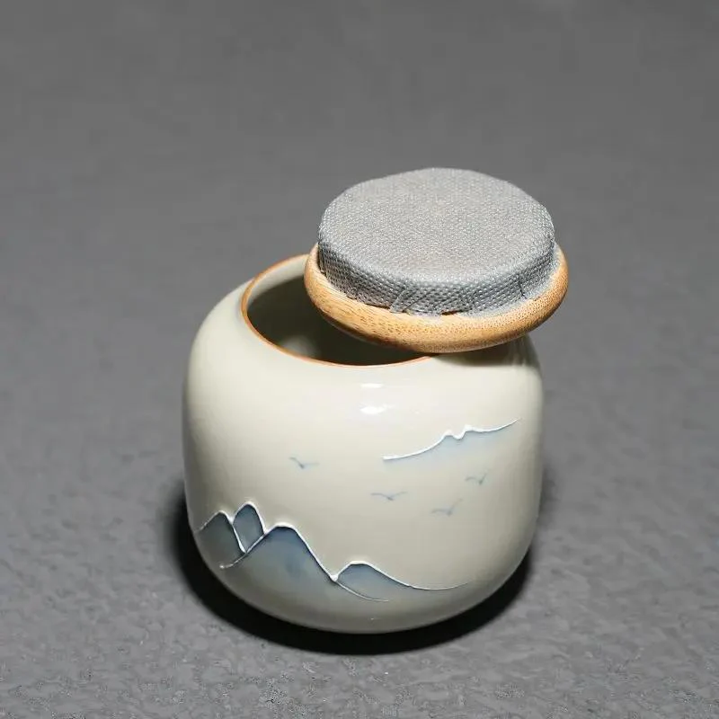Boite à Thé Harmonieuse en Céramique - Image 6