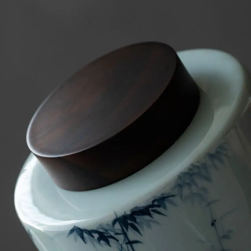 Boite à Thé ronde haut de gamme en céramique de 1000ml - Image 3