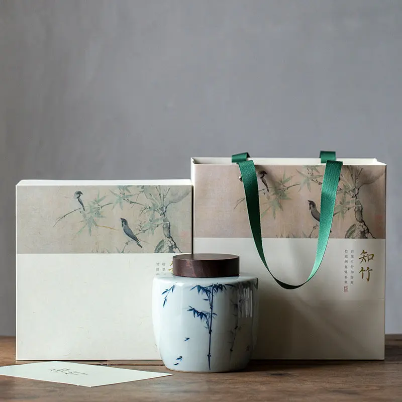 Boite à Thé ronde haut de gamme en céramique de 1000ml - Image 5