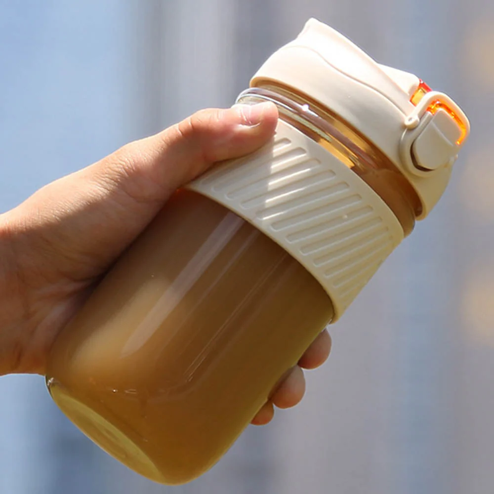 Gourde en Verre Coloré et Siliconne 350ml - 500ml - Image 4