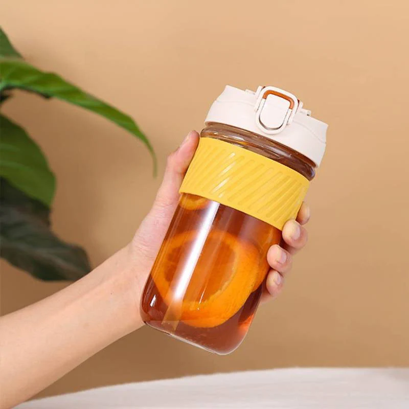 Gourde en Verre Coloré et Siliconne 350ml - 500ml - Image 6