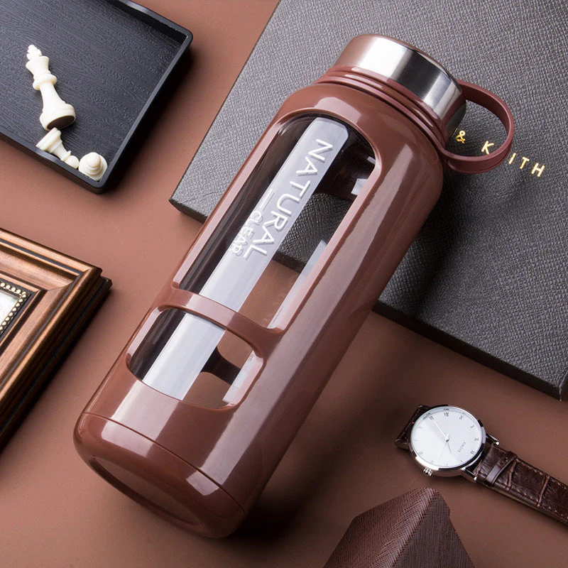 Gourde en Verre Natural 1L - Image 3