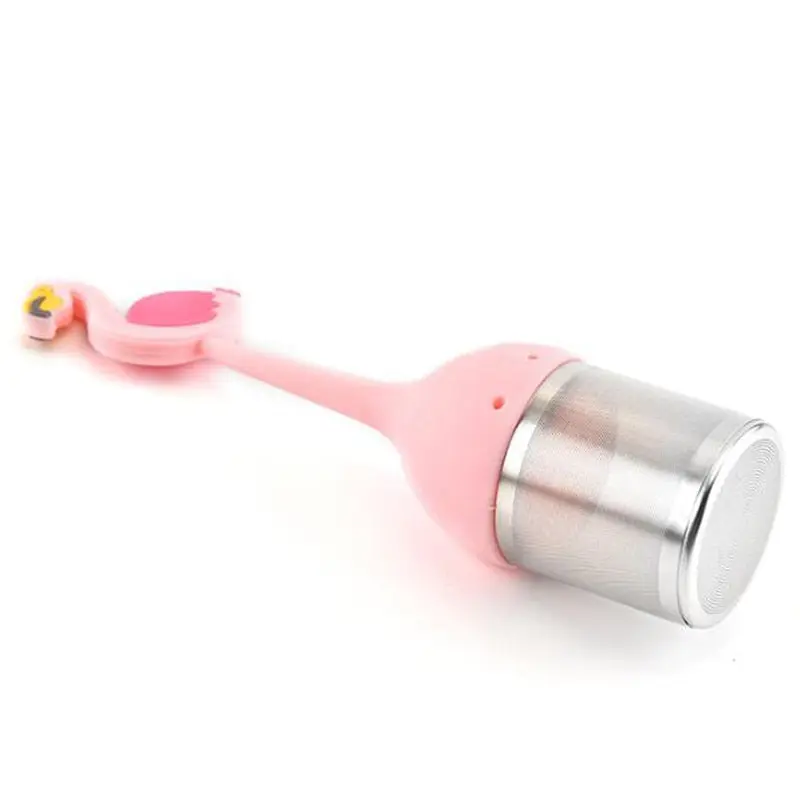 Infuseur à Thé en Silicone Flamant Rose - Image 3