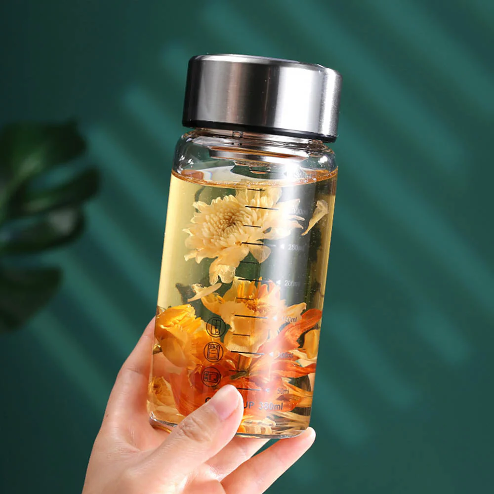 Petite Gourde en Verre Filtre Inox 350ml - Image 6